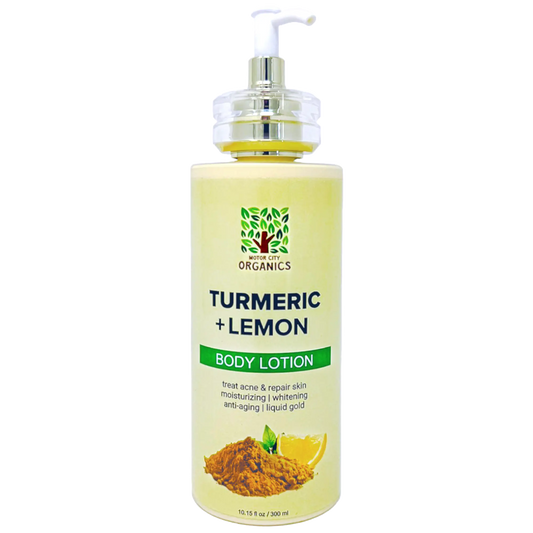 Turmeric Lemon Body Lotion Motor City Organics'