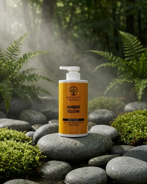 Amber Glow Body Wash, In nature