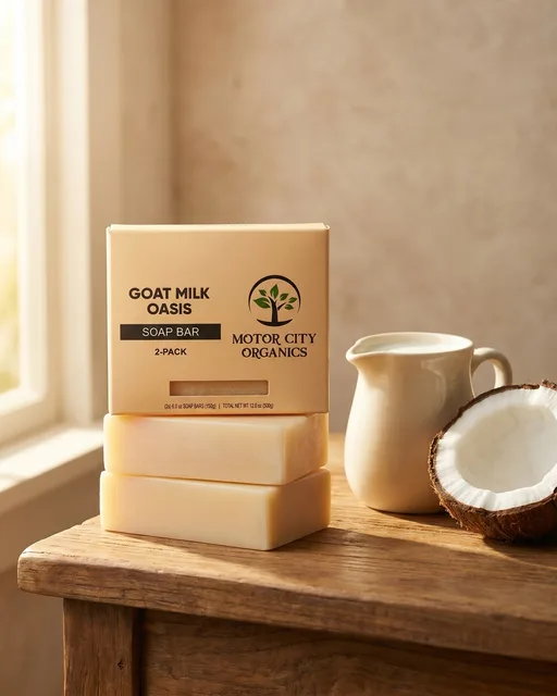 Goat Milk Oasis Bar Soap (2-Pack), Lifestyle