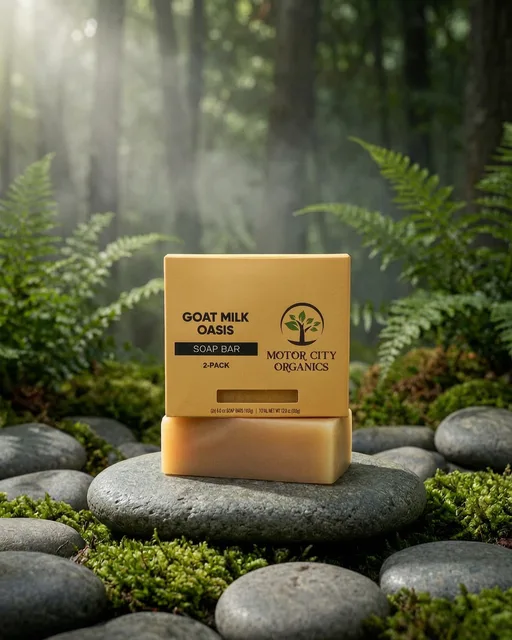Goat Milk Oasis Bar Soap (2-Pack), In nature