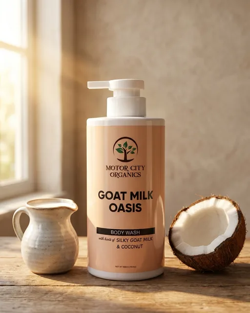 Goat Milk Oasis Body Wash, Lifestyle