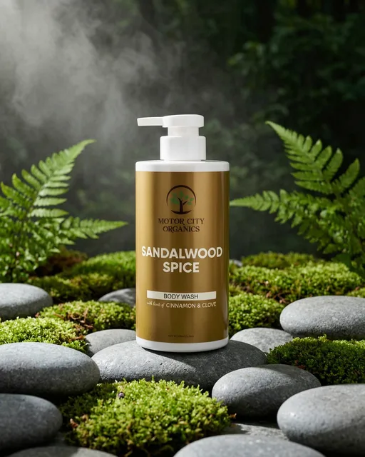 Sandalwood Spice Body Wash, In nature
