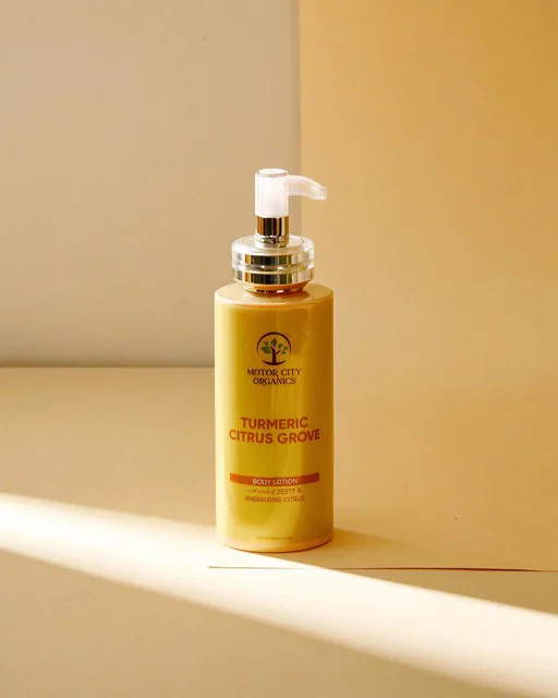Turmeric Citrus Grove Body Lotion, Editorial