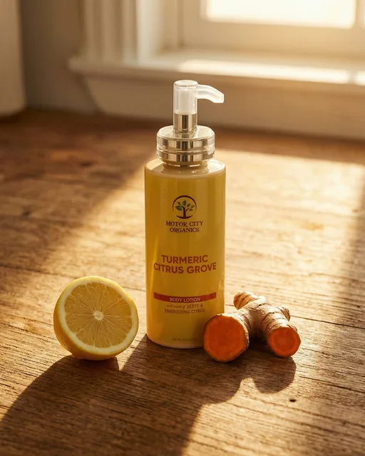 Turmeric Citrus Grove Body Lotion, Lifestyle