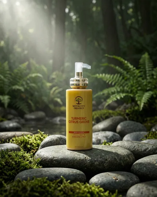 Turmeric Citrus Grove Body Lotion, In nature