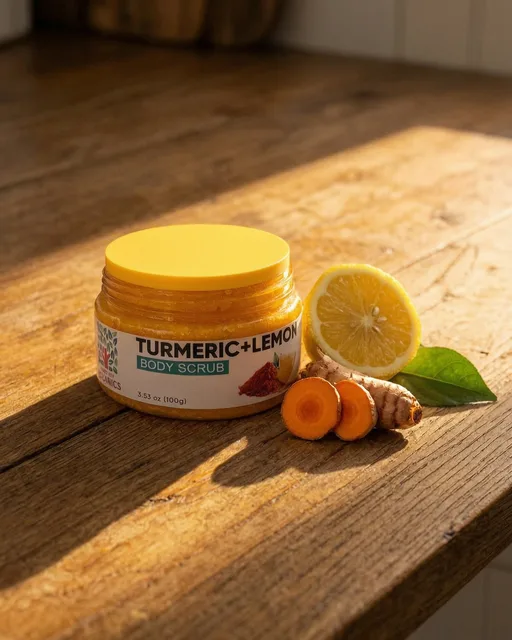 Turmeric Citrus Grove Body Scrub, Lifestyle