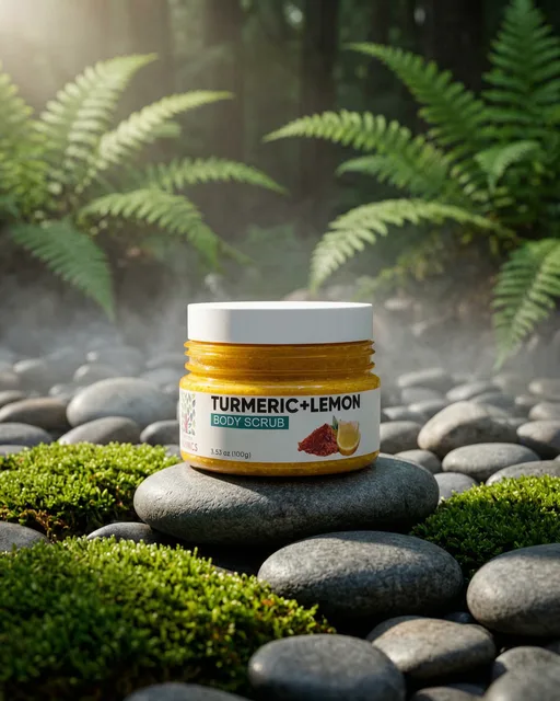 Turmeric Citrus Grove Body Scrub, In nature