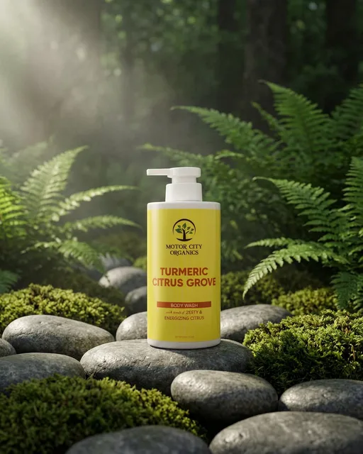 Turmeric Citrus Grove Body Wash, In nature